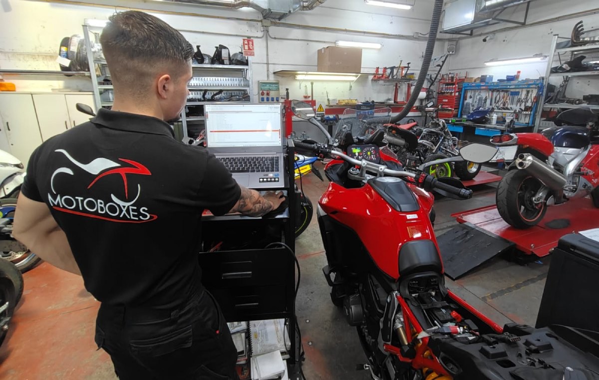 máquina de diagnosis para motos