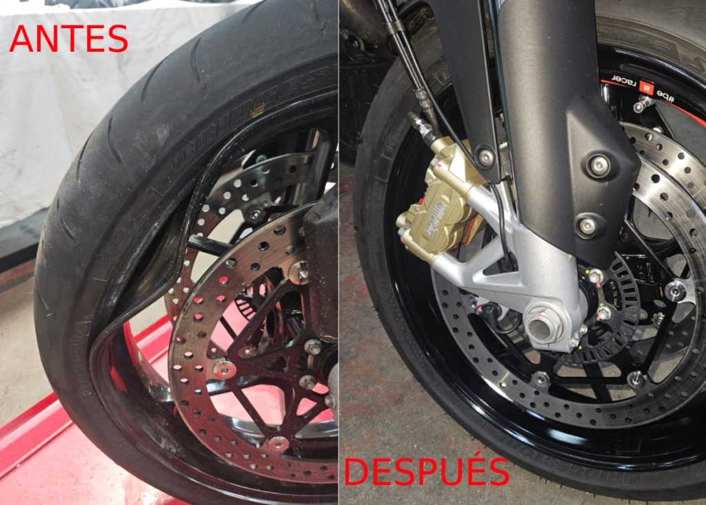 Reparar llantas de moto