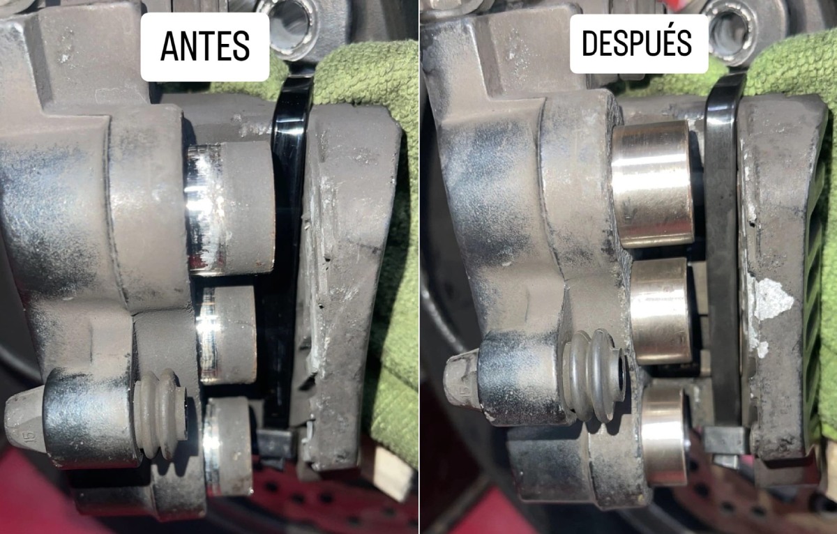  cambio pastillas freno moto