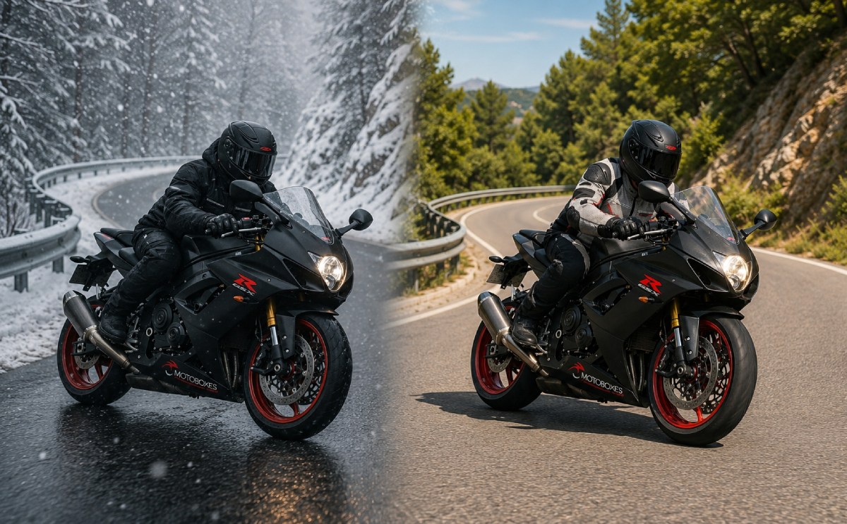 equipamiento moto invierno y verano