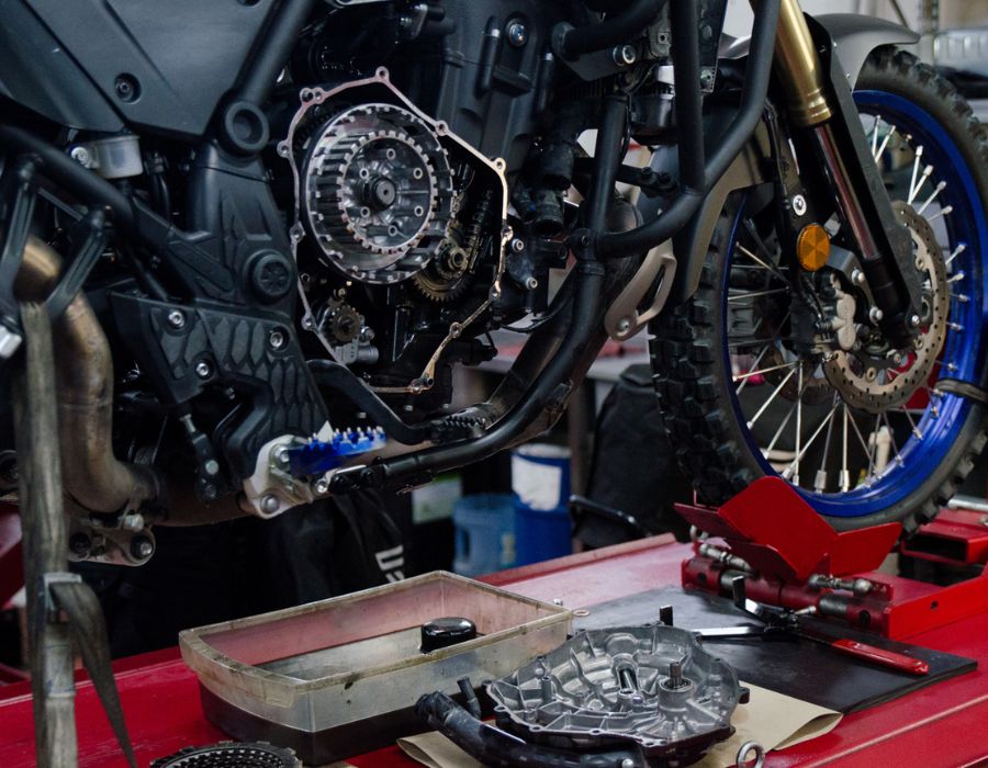 servicio mantenimiento motocicleta